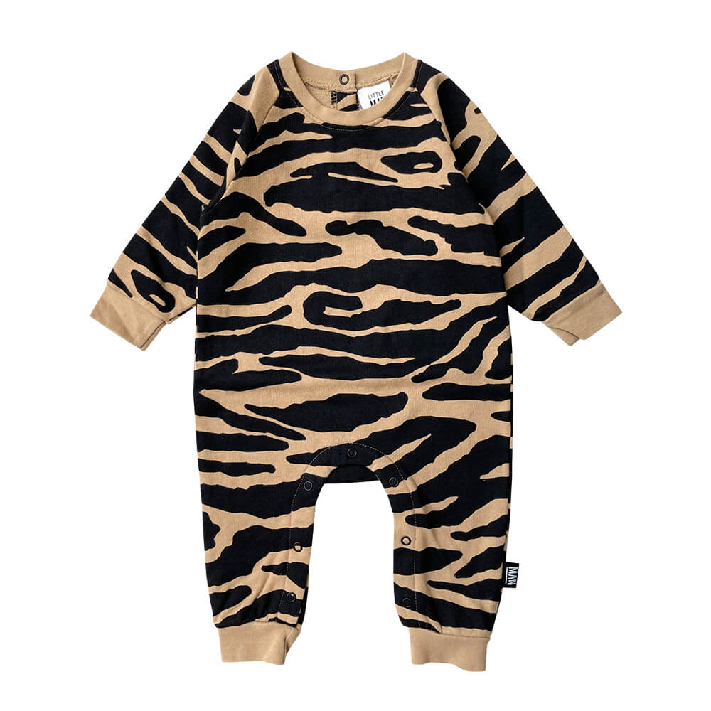 roltrap Afleiden Diversen tiger baby jumpsuit | unisex | organic | Little Man Happy