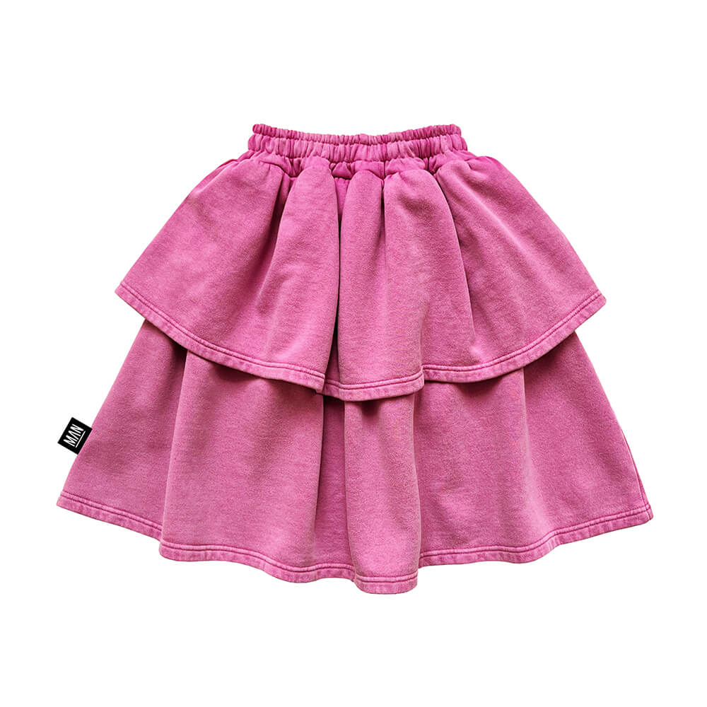 pink layered skirt for kids | iconic | stylish | Little Man Happy