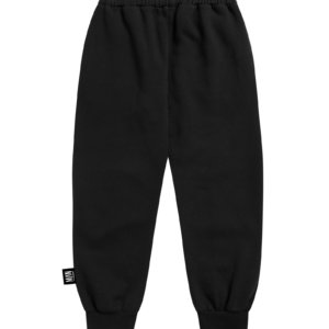 black unisex jogger back