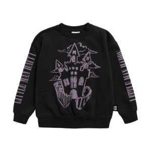 black unisex sweatshirt