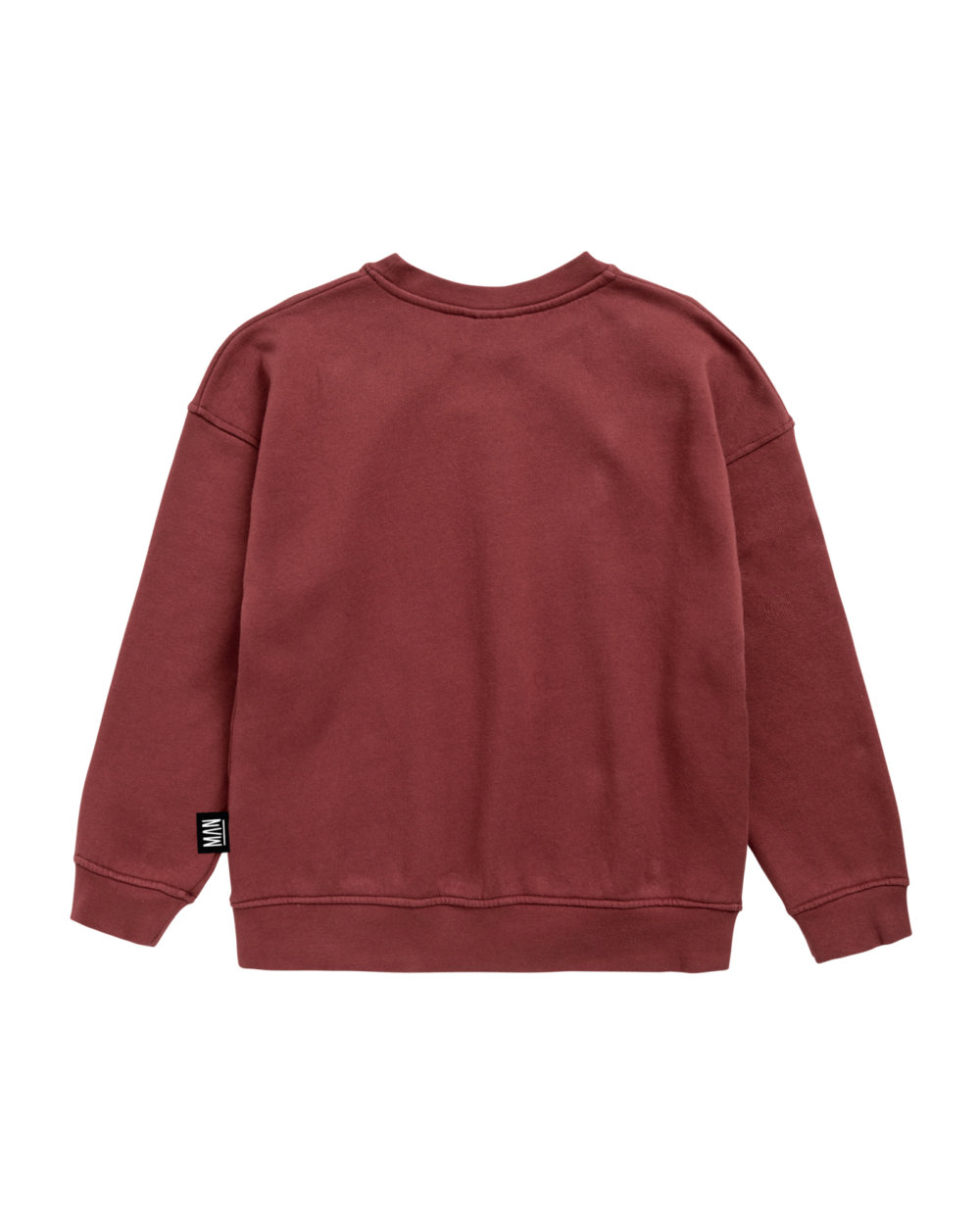 red unisex sweater back