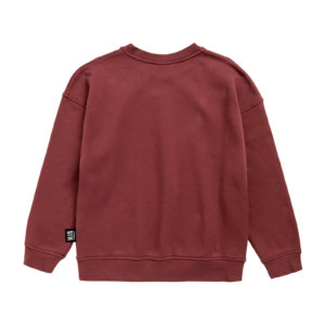 red unisex sweater back