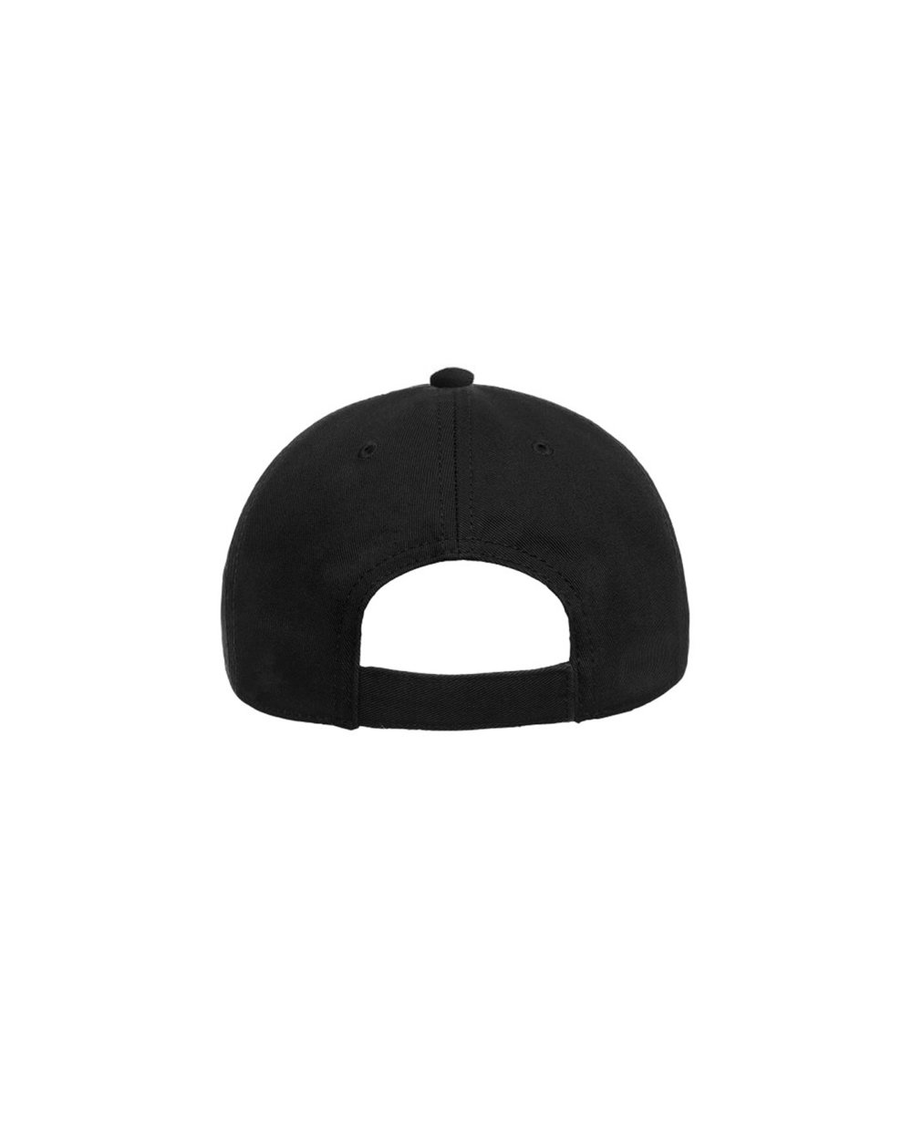 black baseball cap back