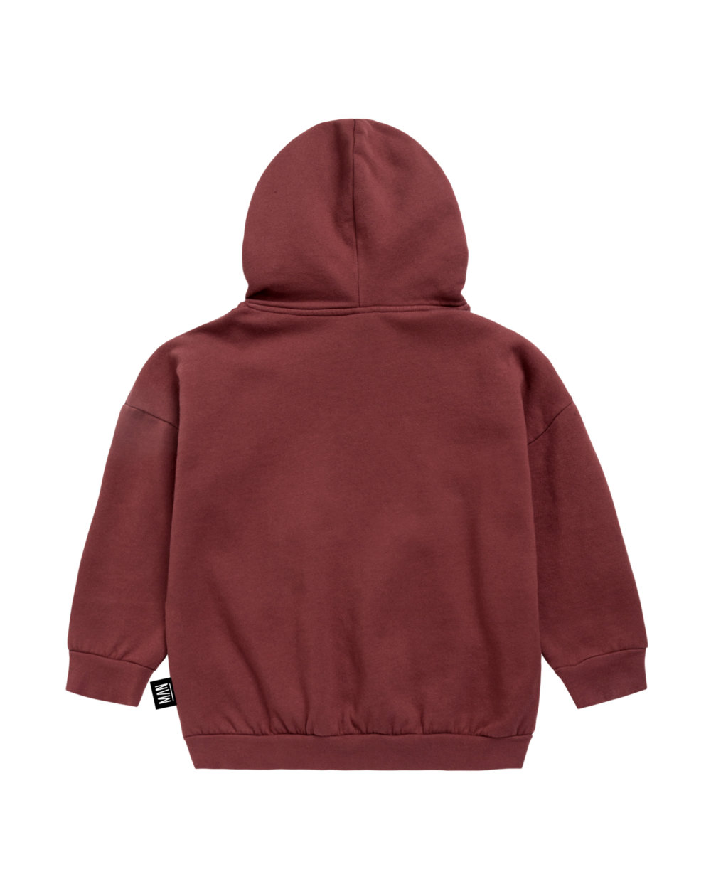 red unisex hoodie back