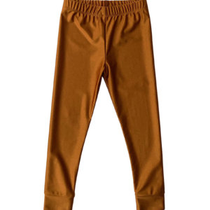 gold shiny leggings for kids