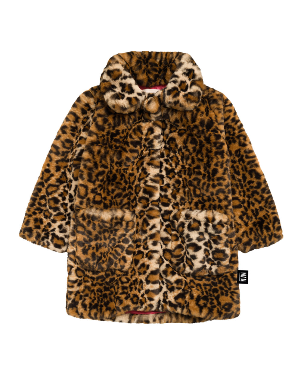 leopard fake fur coat