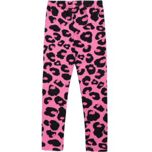 pink leo leggings back