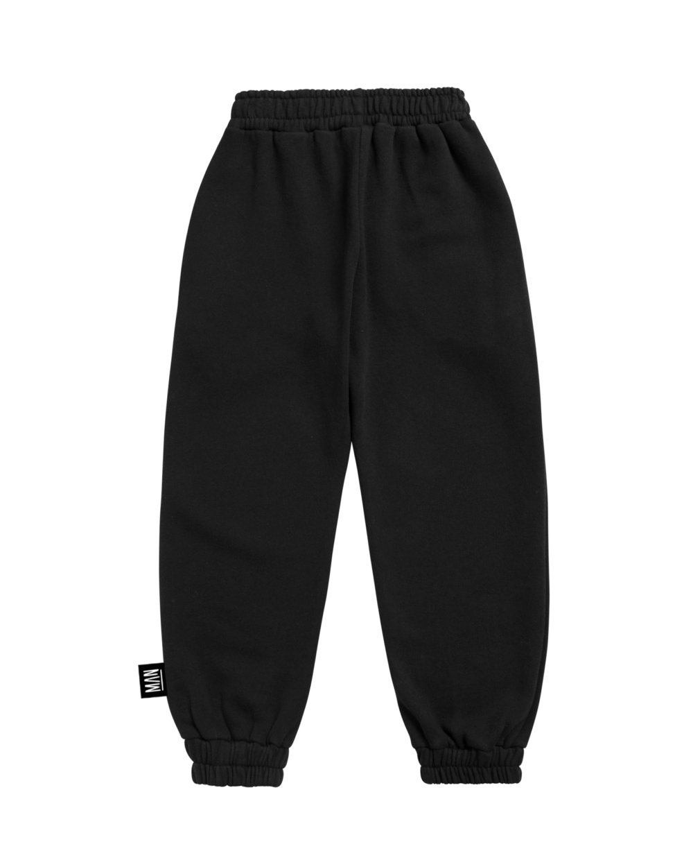 black unisex pants back