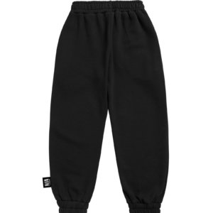 black unisex pants back