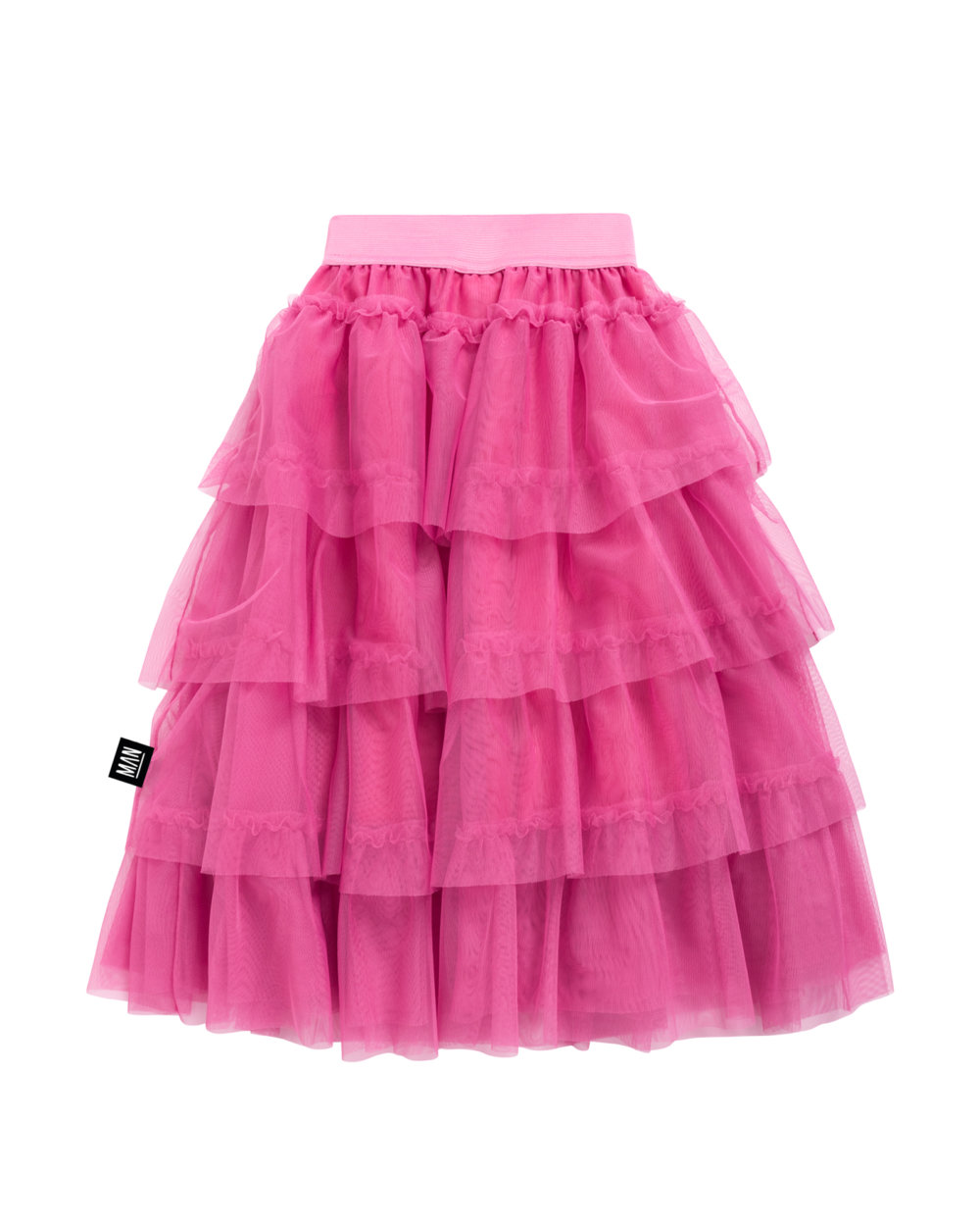 pink tulle skirt back