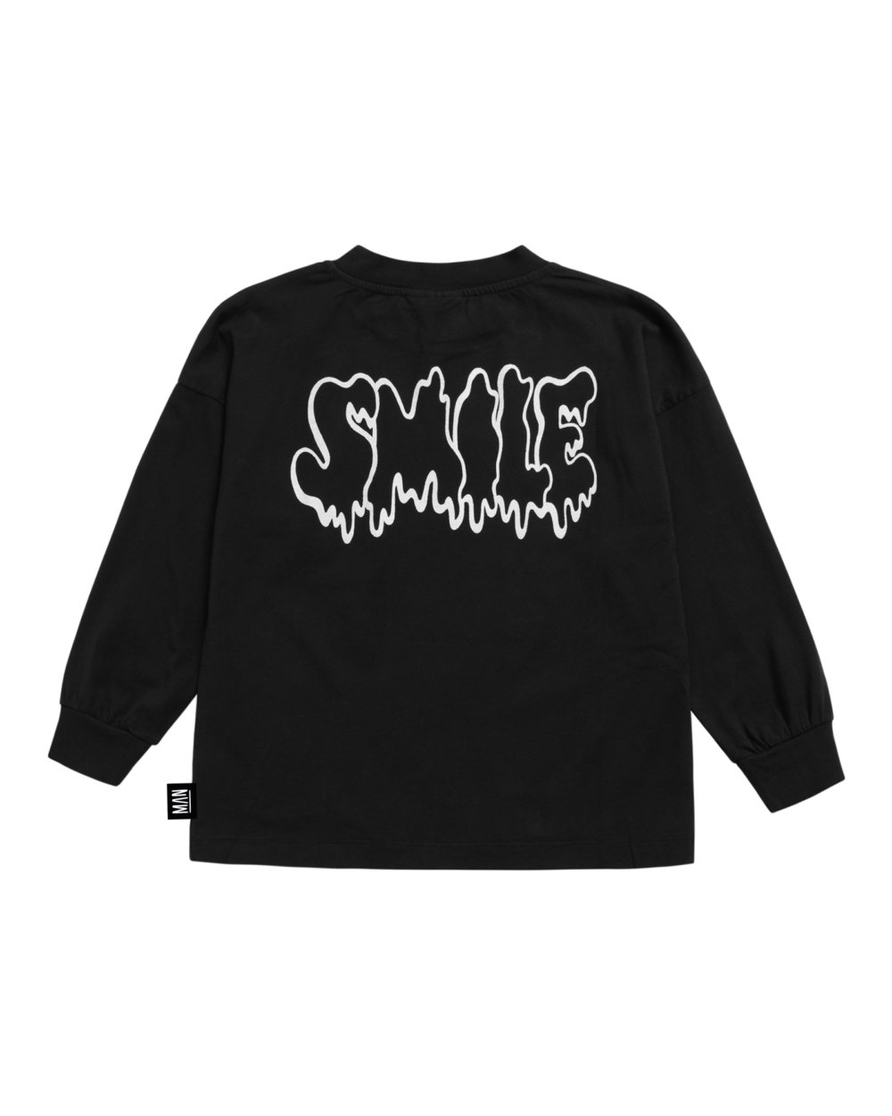 black unisex longsleeve back