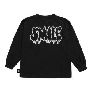 black unisex longsleeve back