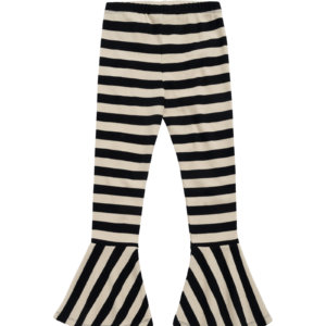 striped girls leggings back