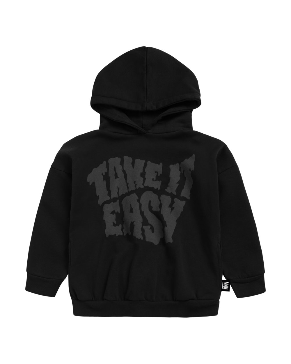 black unisex hoodie