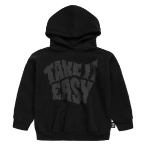 black unisex hoodie